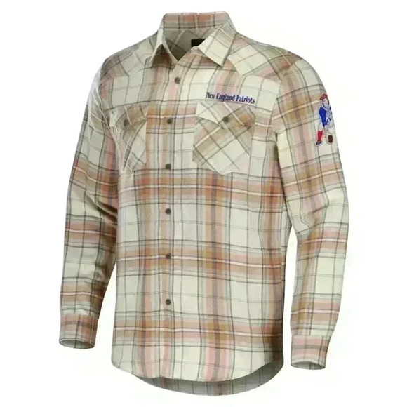 New England Patriots NFL x Darius Rucker Collection by Fanatics Flannel - Picture 1 of 11